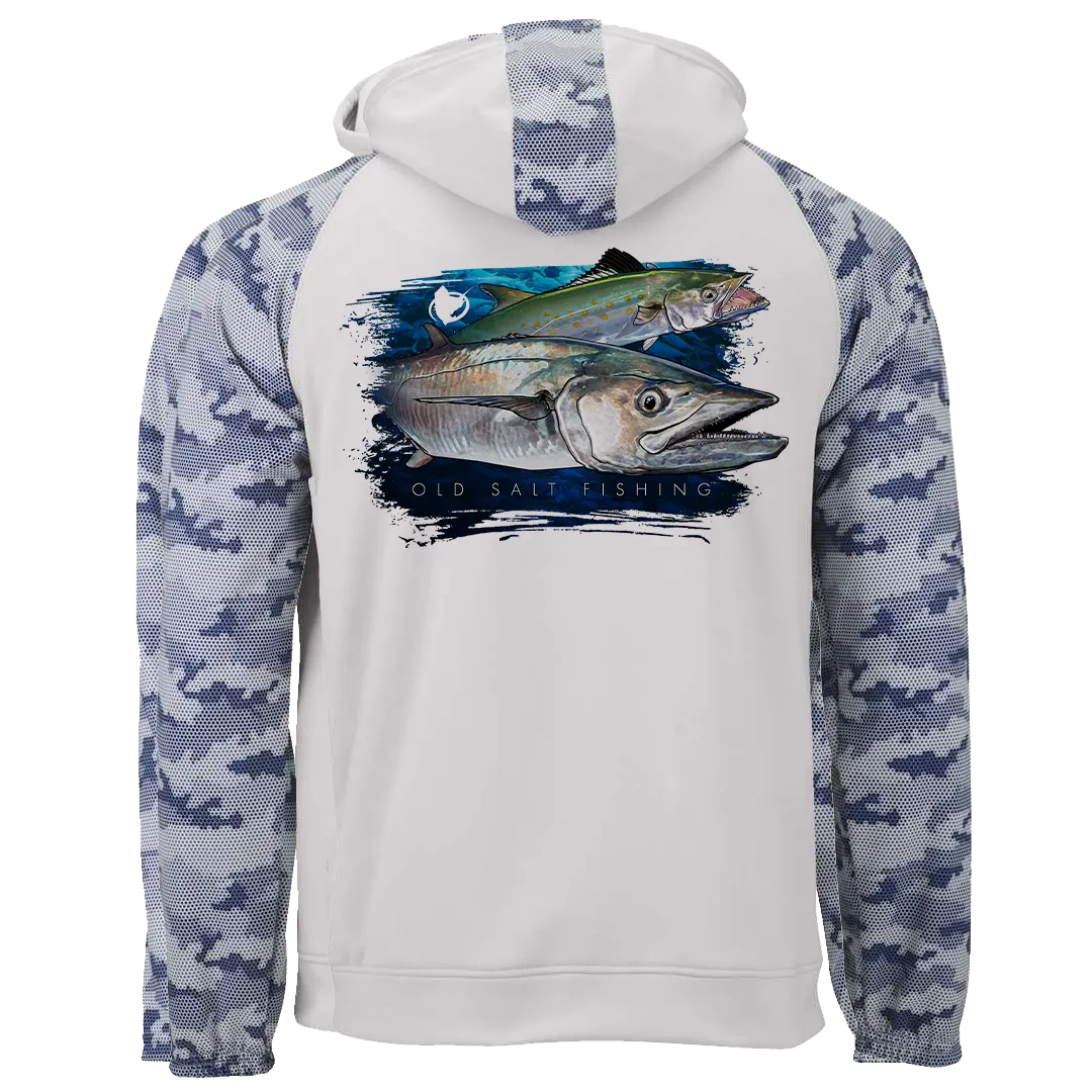King & Spanish Blue Camo Hoodie