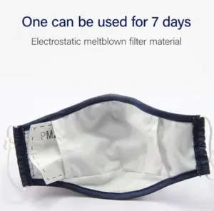 Kutehealth Designed Printed Washable Mouth Cover with 3Pcs 5 Layers Filters -BEHIND BARZ