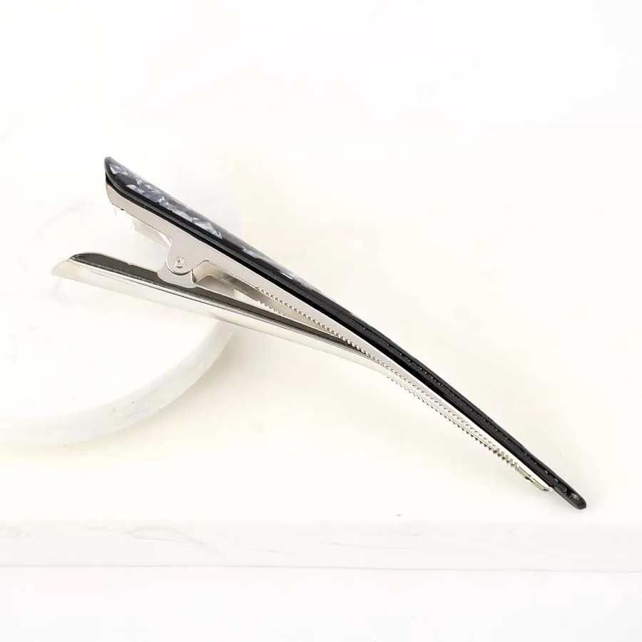 Large Metal Beak Black Marble Design - 1 Piece