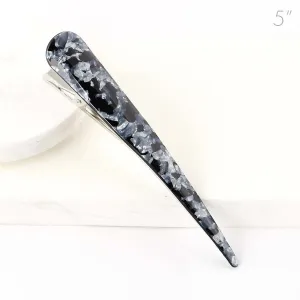Large Metal Beak Black Marble Design - 1 Piece