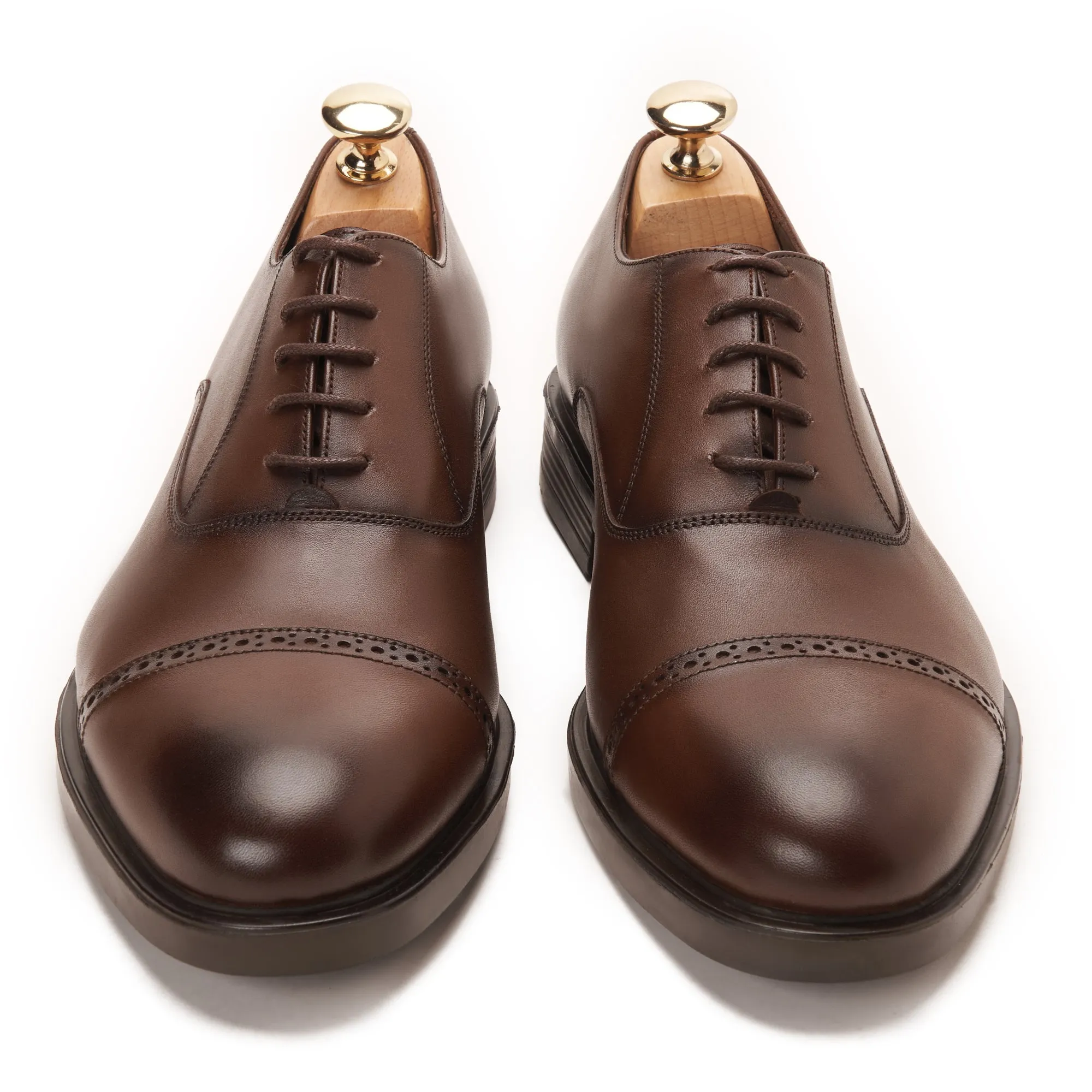 Leicester Cap Semi Brogue