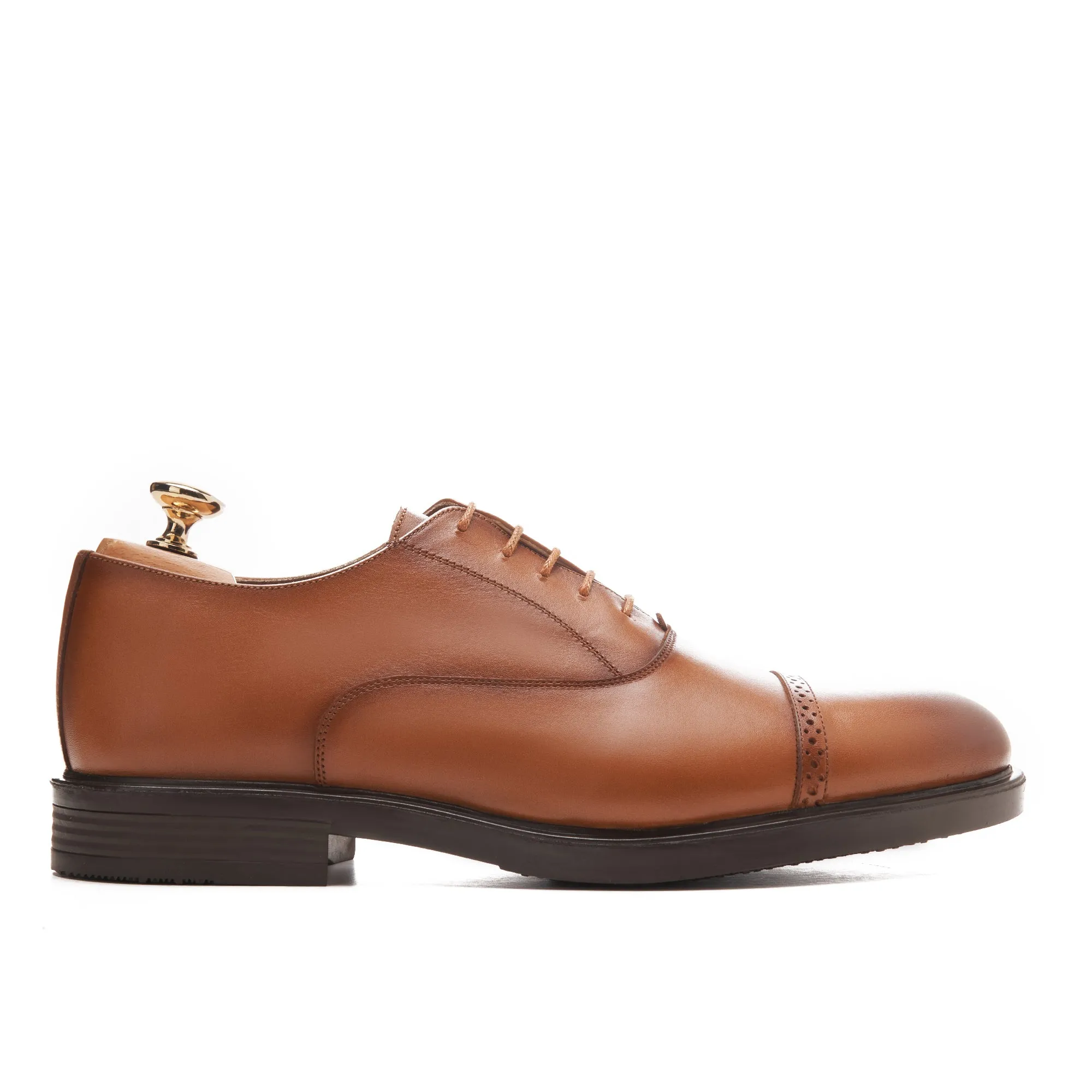 Leicester Cap Semi Brogue