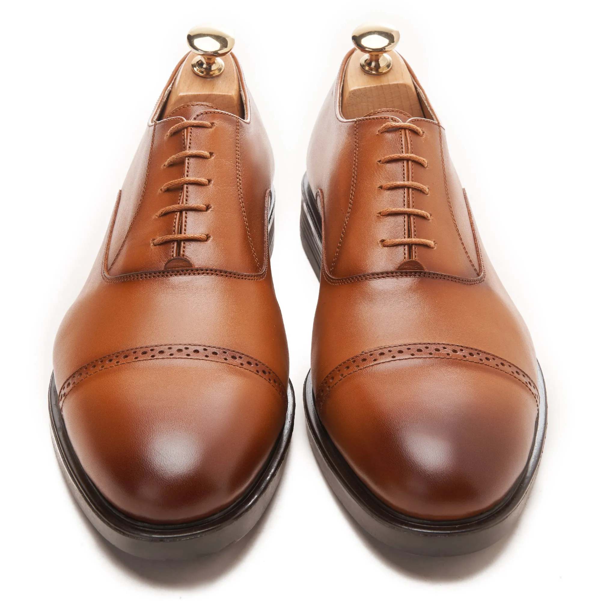 Leicester Cap Semi Brogue