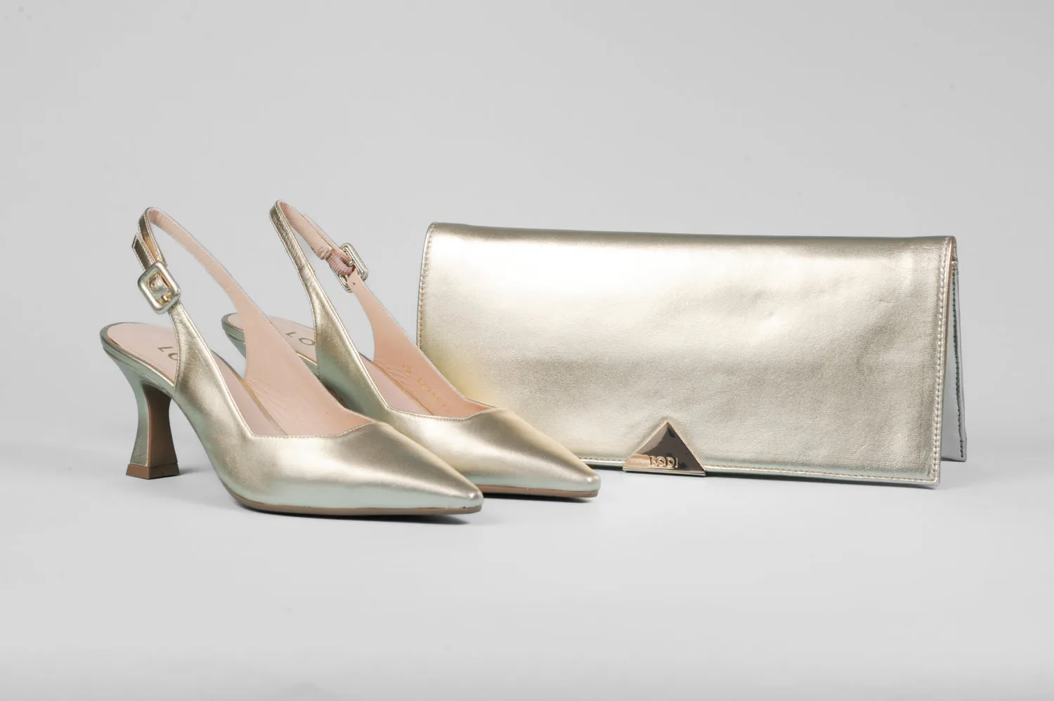 Lodi - Gold Clutch Bag