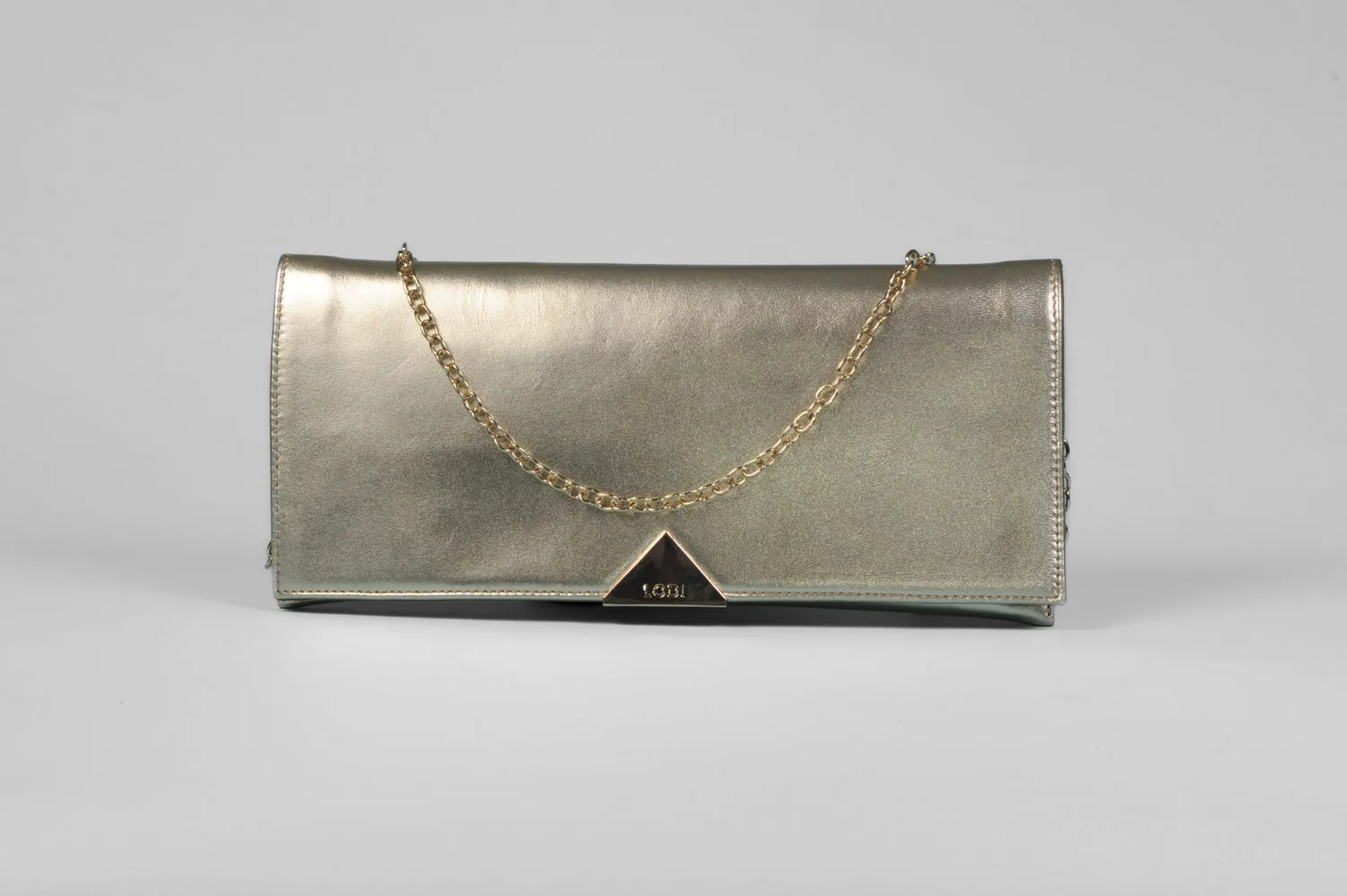 Lodi - Gold Clutch Bag