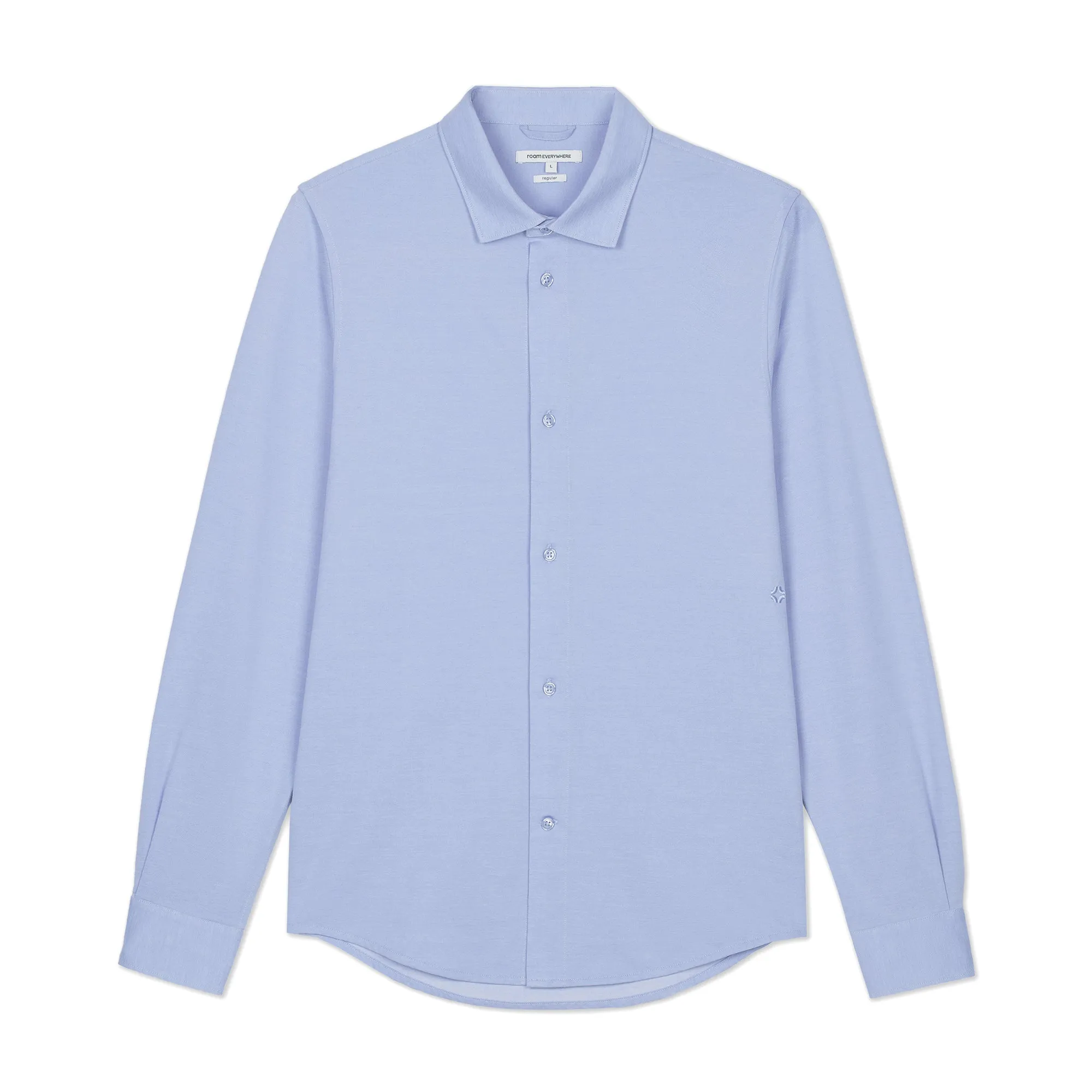 LOGAN - Slim-Fit Knit-Oxford Shirt
