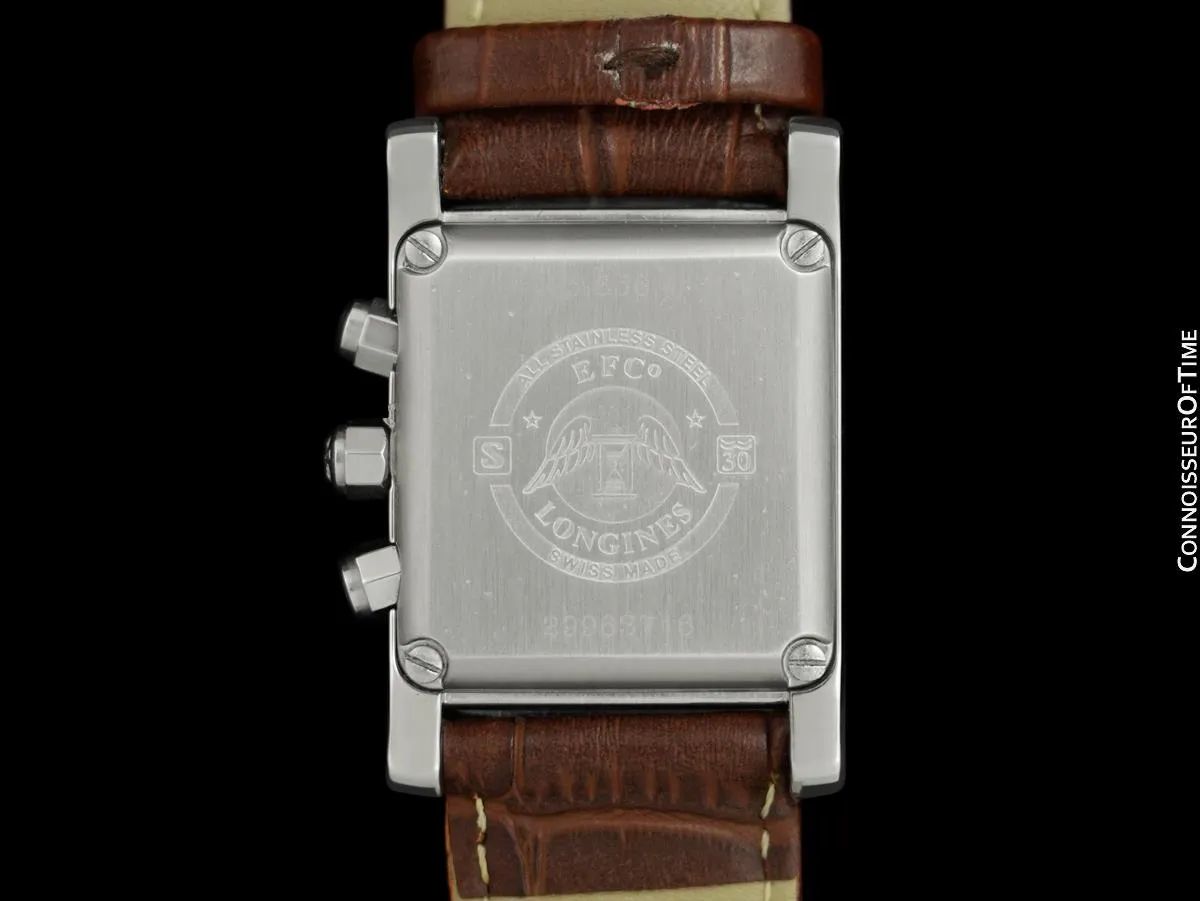 Longines Dolce Vita Mens Stainless Steel Chronograph Watch - After Dial Restoration Will Be Gorgeous