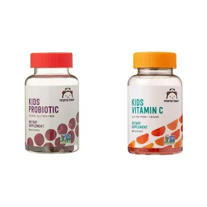 Marca Amazon – Mama Bear vegano probiótico, 60 gomitas, 1 billón de CFU por gomita., 60