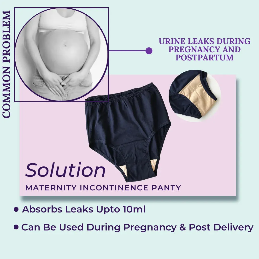 Maternity Incontinence Panties | Anti Microbial Crotch | 2-Pack