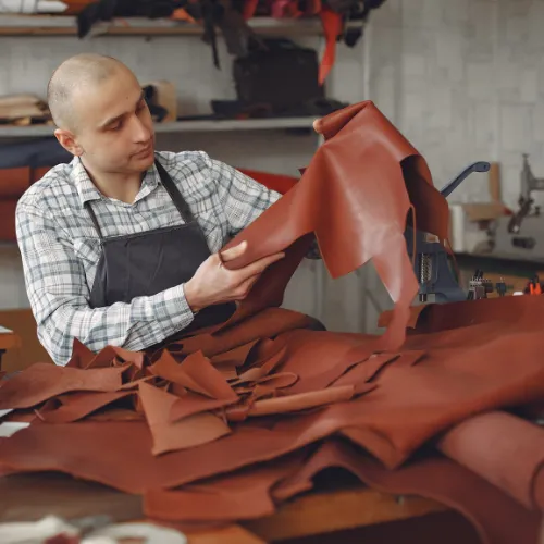 Men's Handcrafted Leather Shoes – Custom Burnished Design Sophisticated Brown Leather Shoes – Tailor-Made Perfection– Made-to-Order Elegance