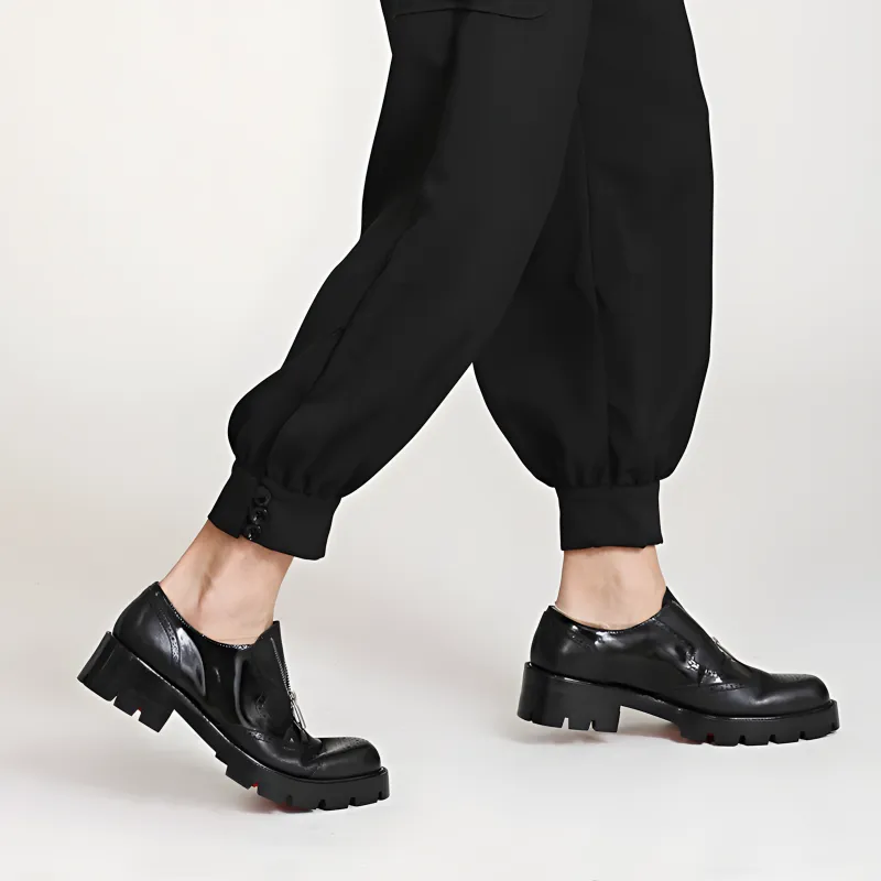 Men’s Oxford Shoes Wingtip Zipper