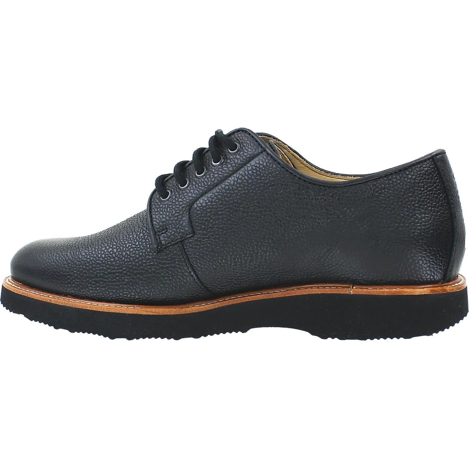 Men's Samuel Hubbard Highlander Black Pebble Grain Leather