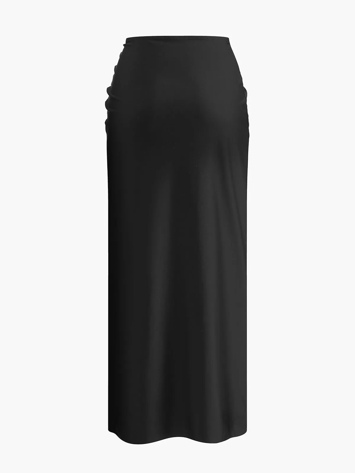 Metal Accent Twist Sarong Skirt