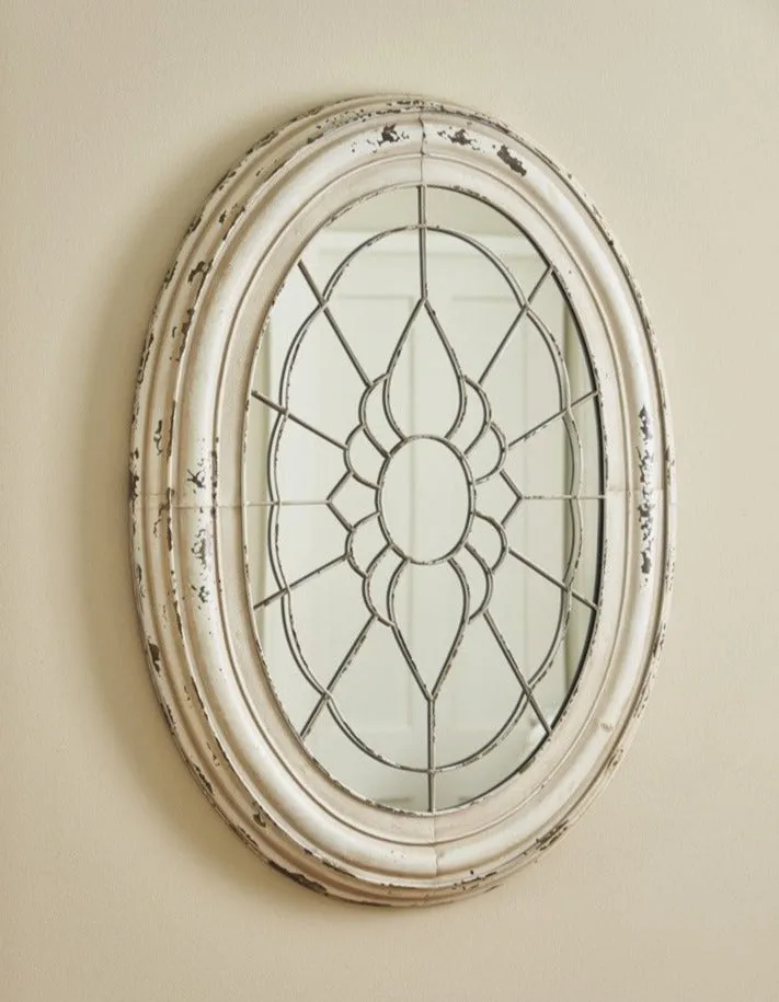 Metal Window Frame Mirror