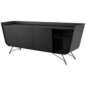 Mid-Century Modern Sideboard in Onyx