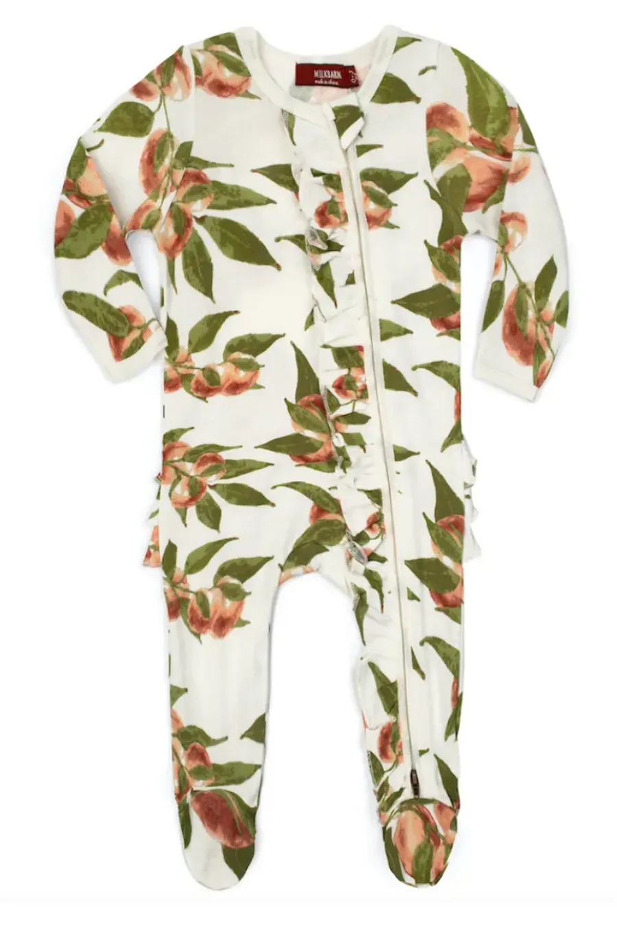 Milkbarn 3-6M Zipper Pajamas