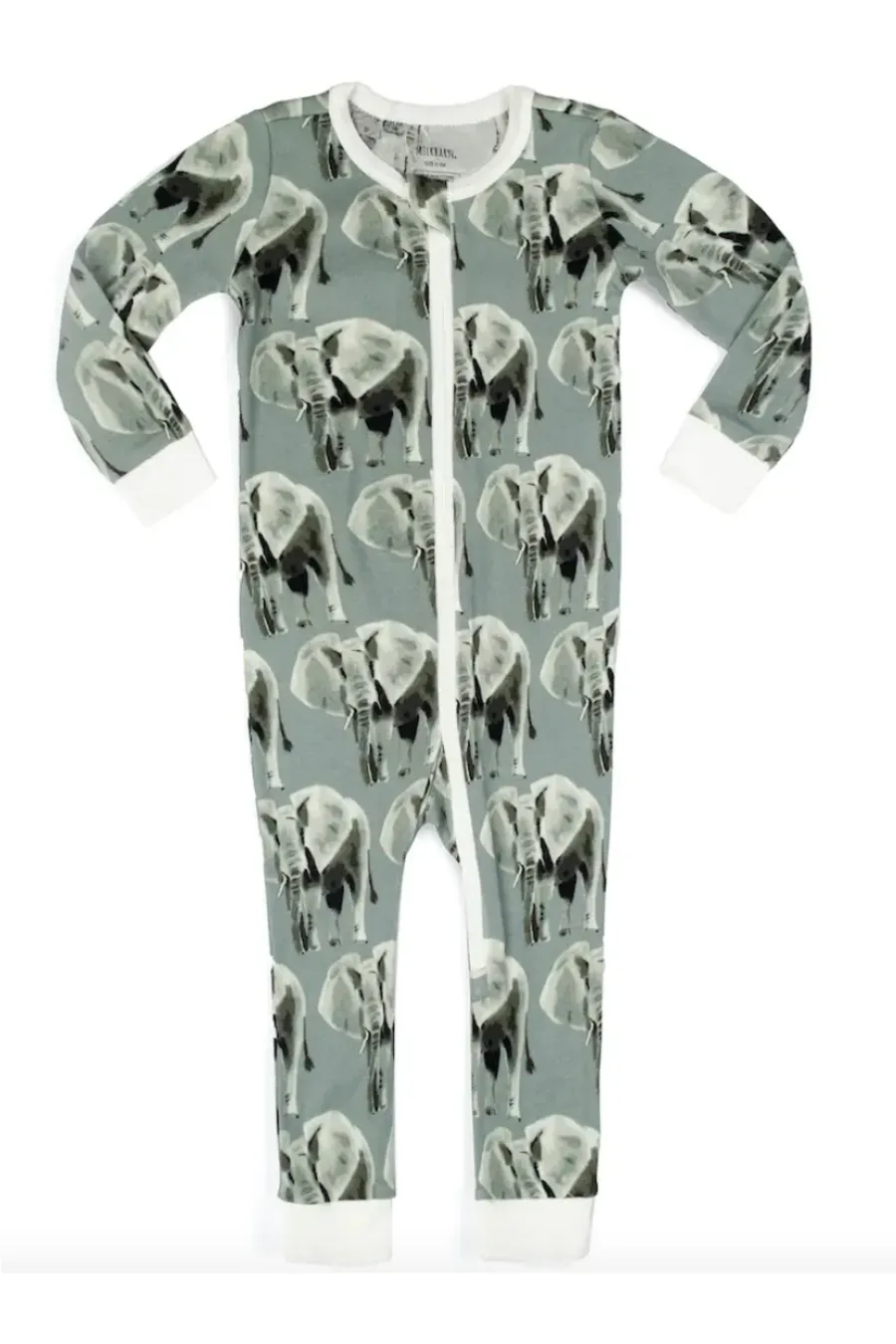 Milkbarn 3-6M Zipper Pajamas