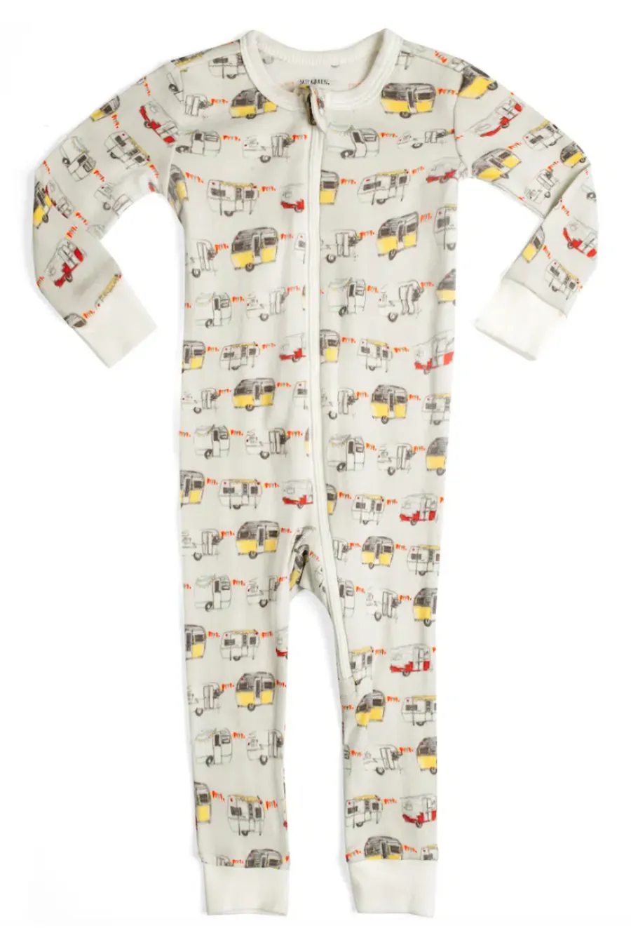 Milkbarn 3-6M Zipper Pajamas