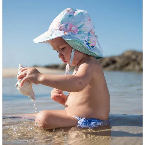 Millymook Flap Hat - Peony Mint