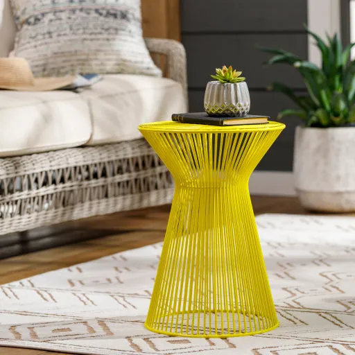 Modern Home Accent 18x14 Inch Metal Table