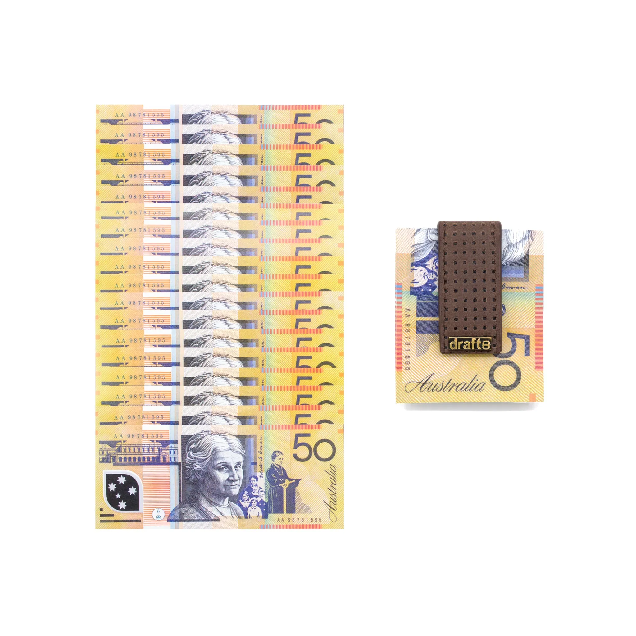 Money Clip Z Brown