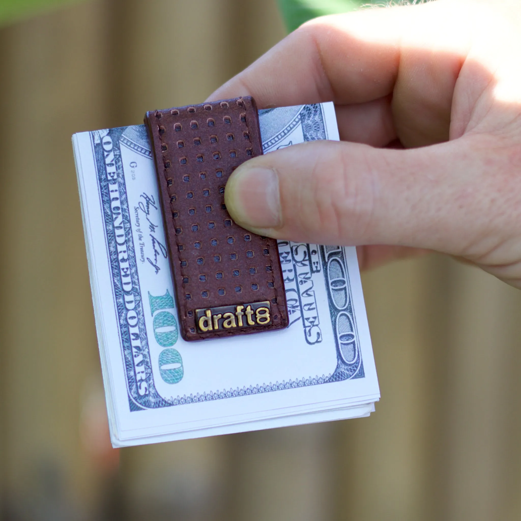 Money Clip Z Brown