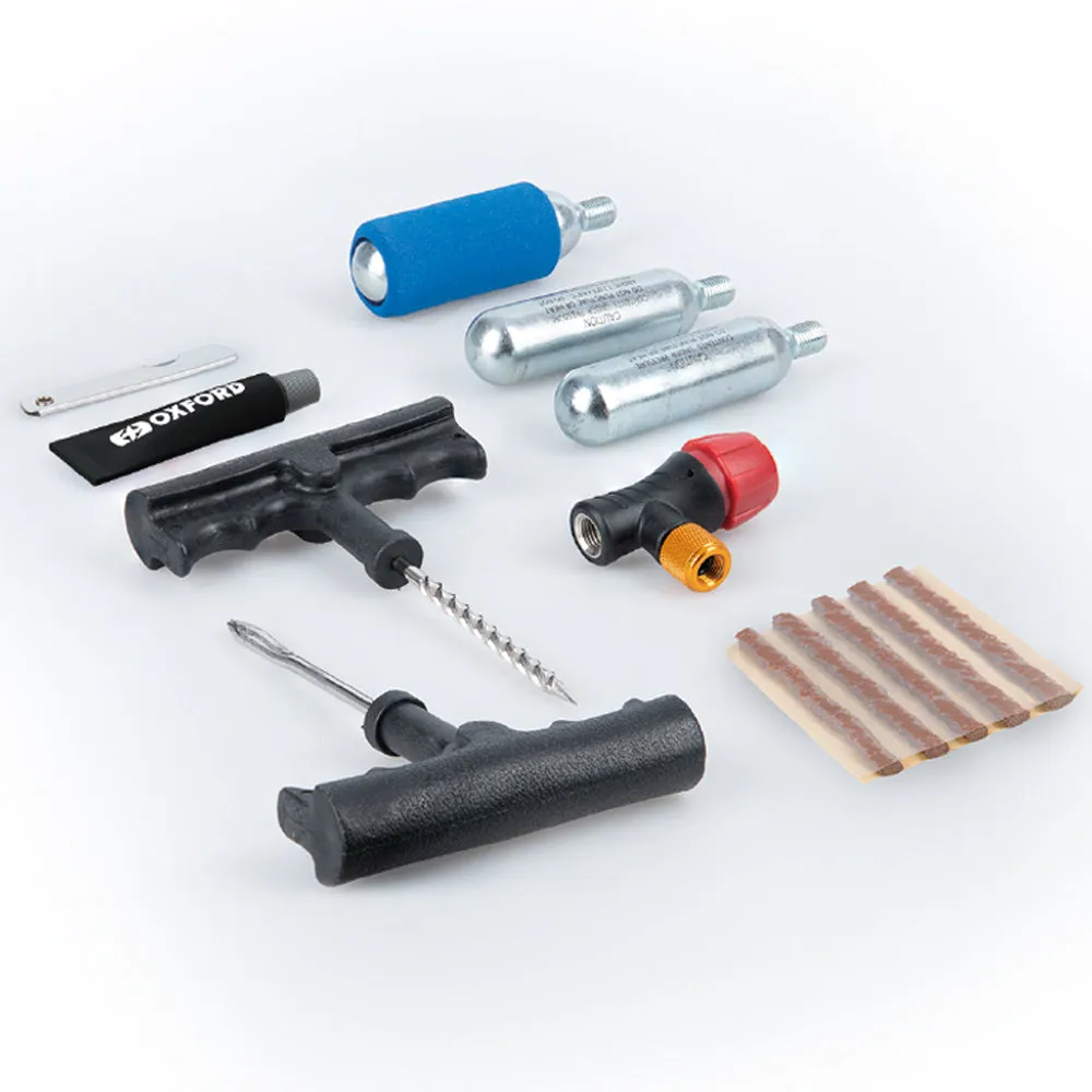 Moto Tyre Repair Kit Oxford CO2
