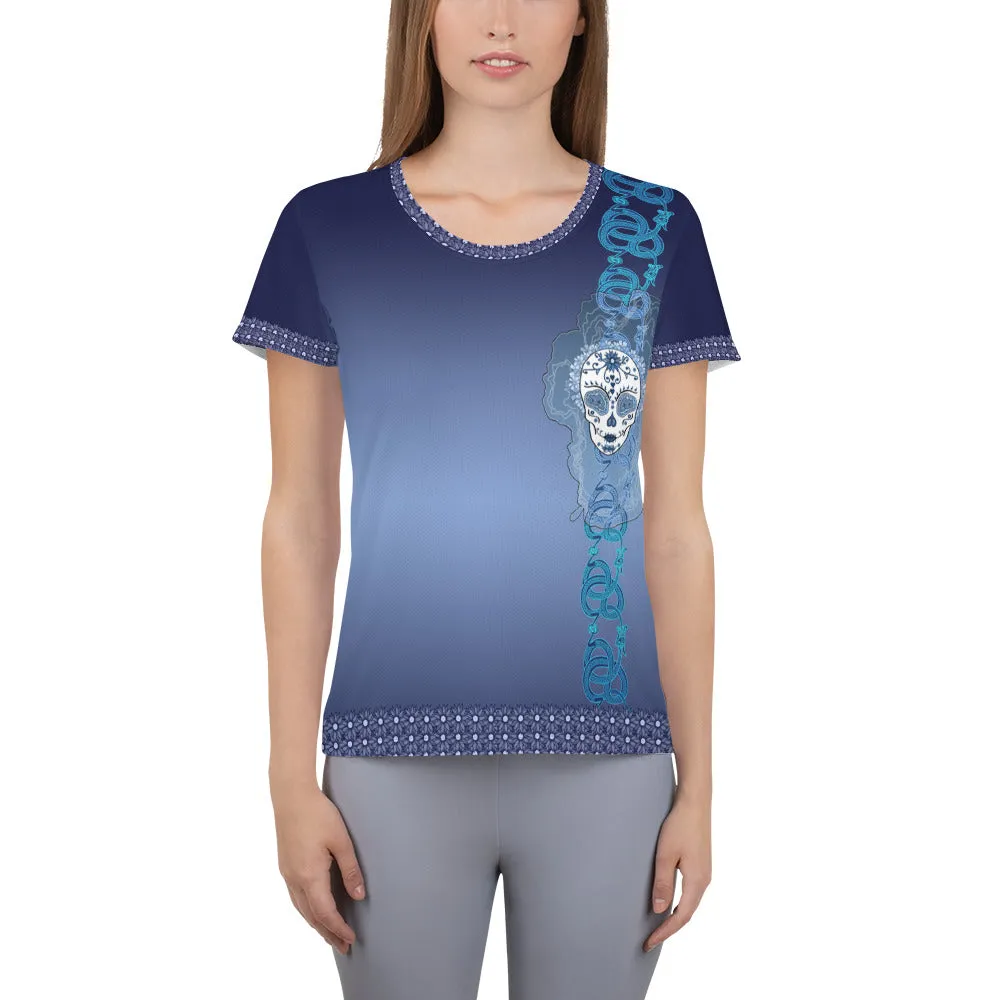 Mountain Shadow - Tahoe Sugar Skull Athletic T-shirt
