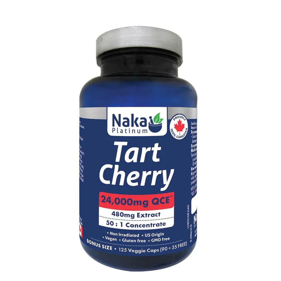 Naka Tart Cherry 125mg - 125 Veg Capsules