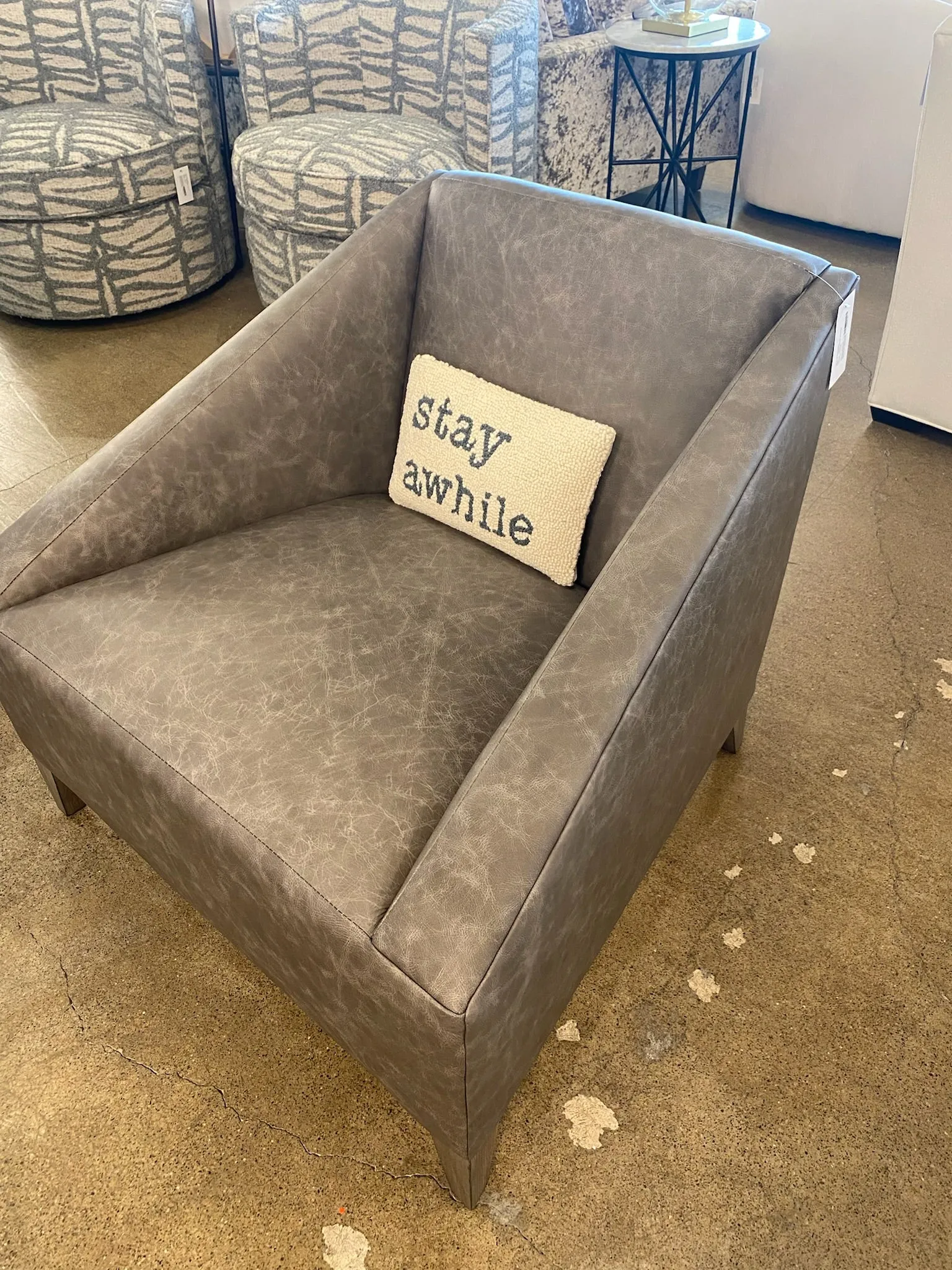 NASH LEATHER CHAIR