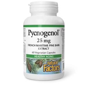 Natural Factors Pycnogenol® 25mg 60 Veg Capsules
