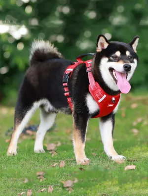 NEW Duomm Oxford Reflective Dog Vest Harness, Red, Sz XS