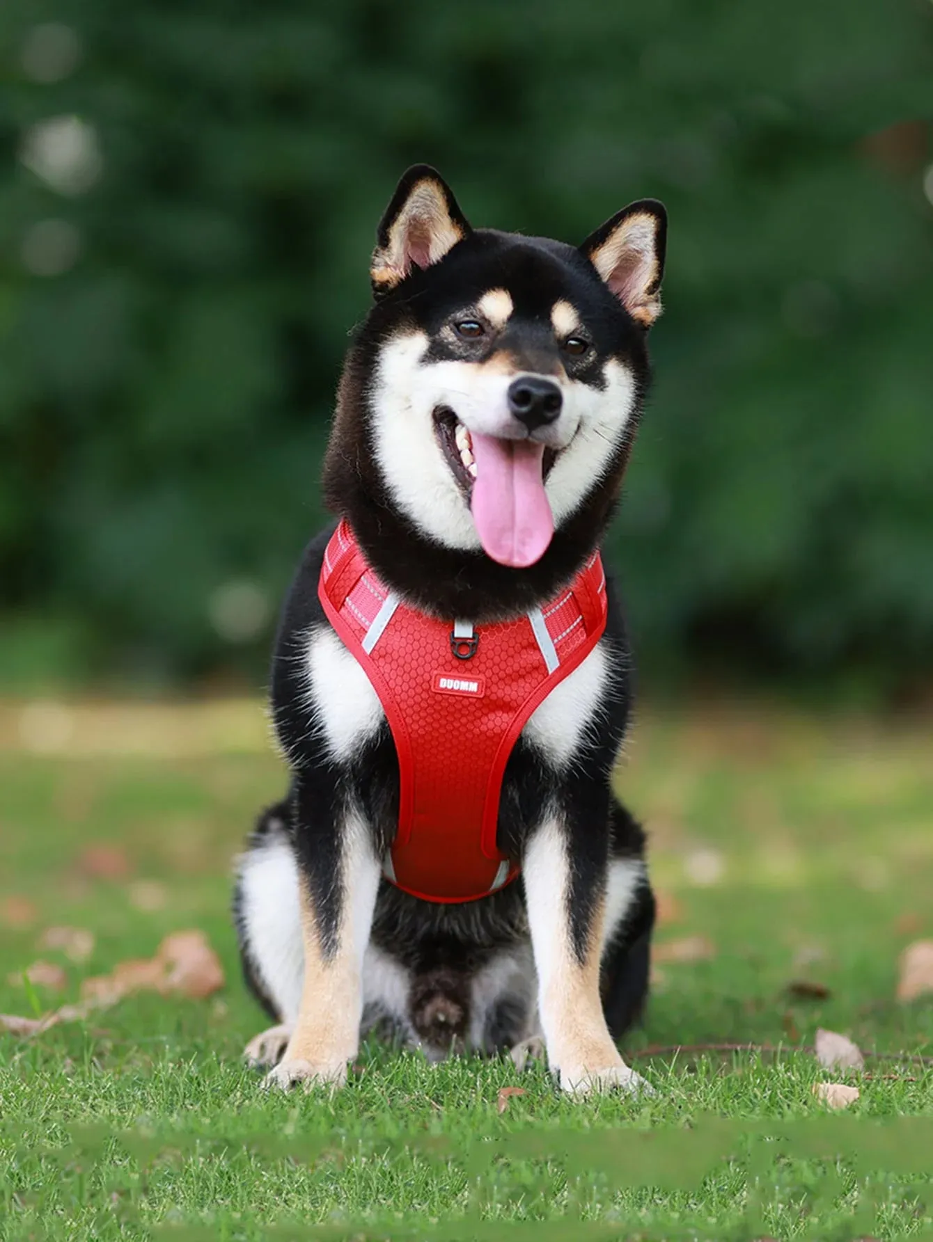 NEW Duomm Oxford Reflective Dog Vest Harness, Red, Sz XS