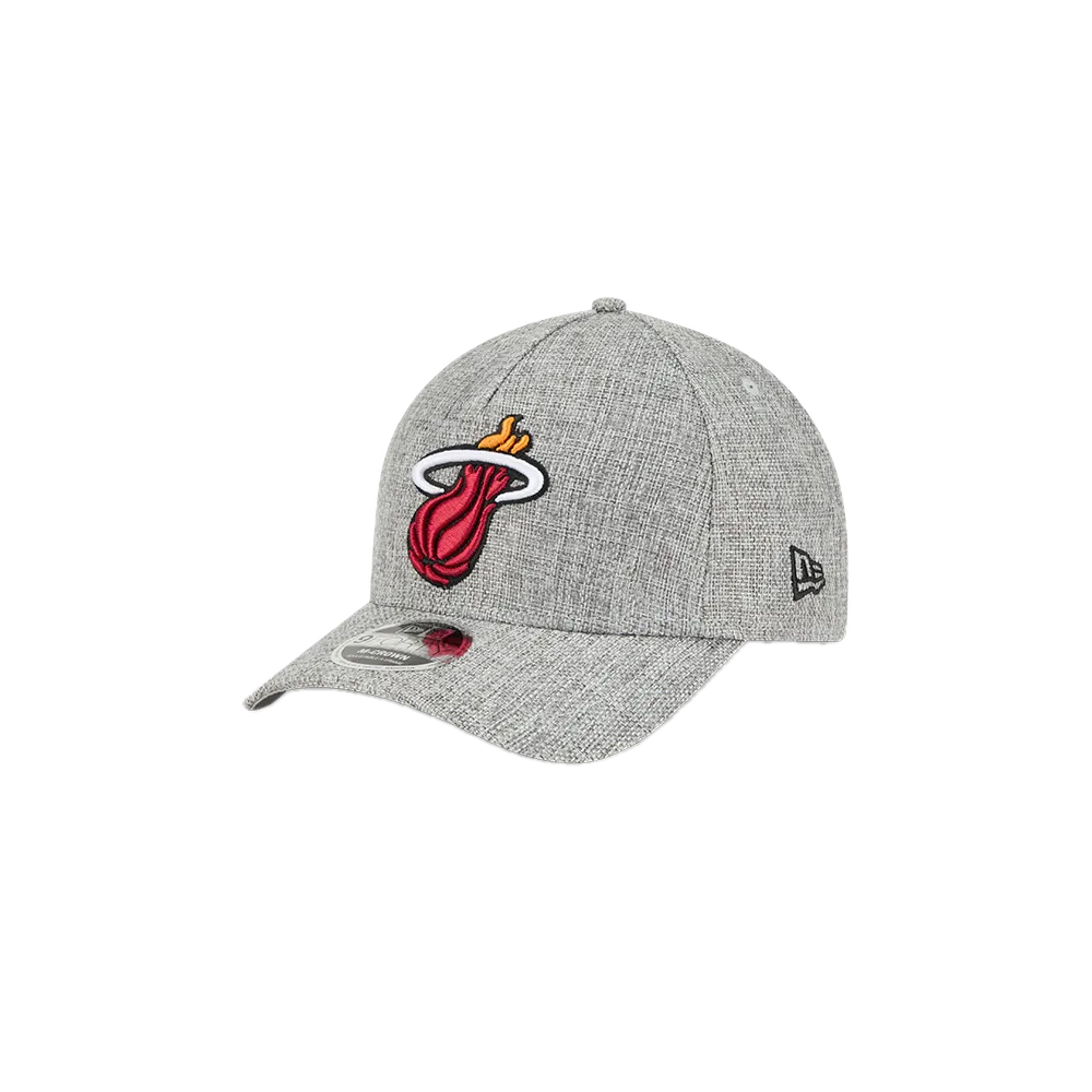New Era Miami HEAT Grey Wave Snapback
