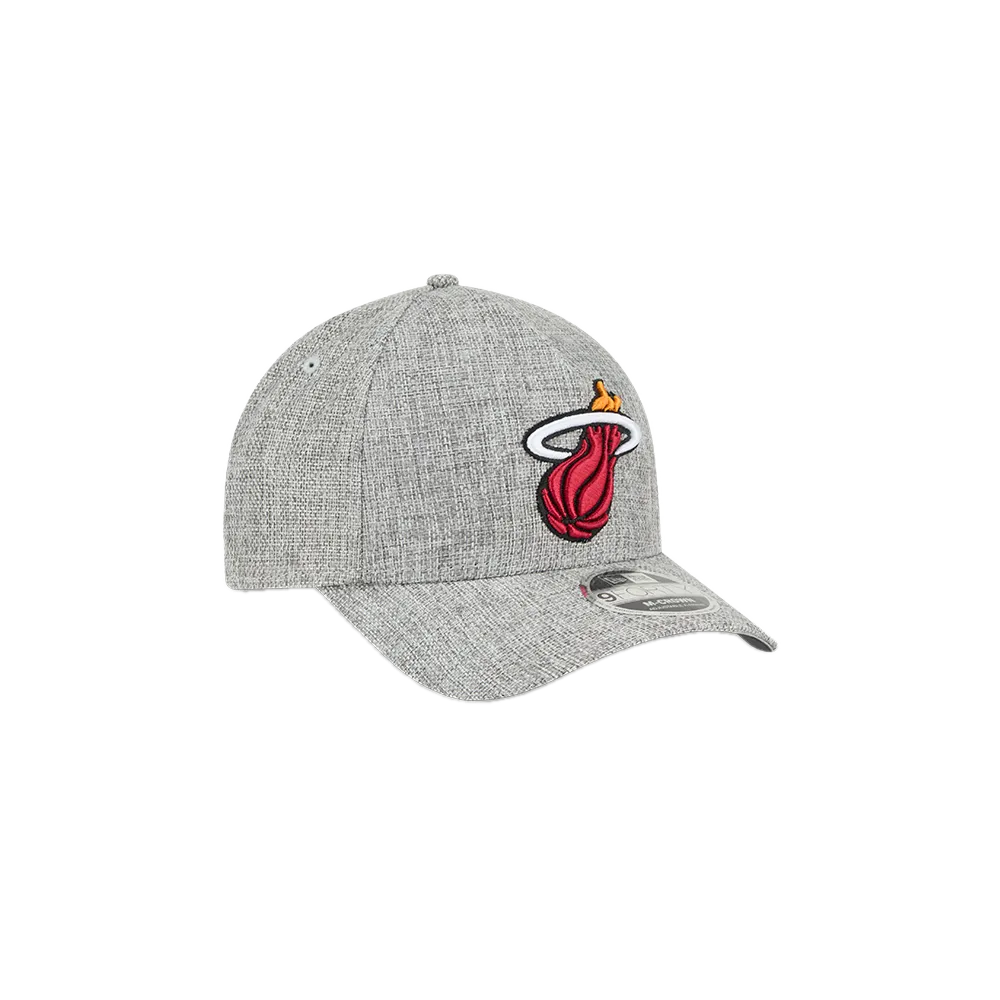 New Era Miami HEAT Grey Wave Snapback