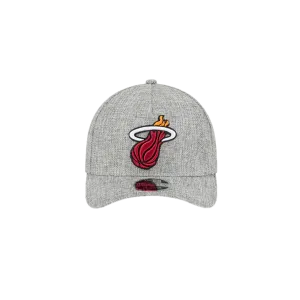 New Era Miami HEAT Grey Wave Snapback