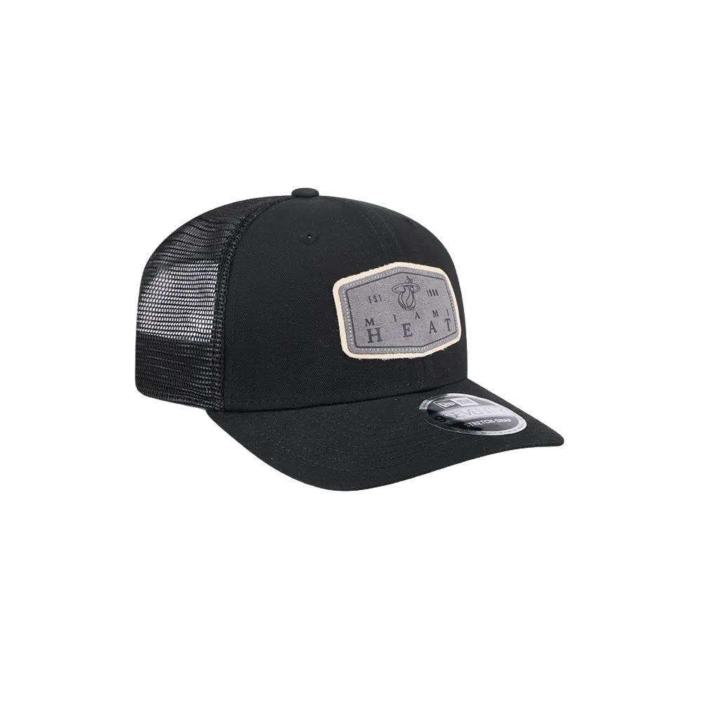 New Era Miami HEAT Labeled Trucker Snapback