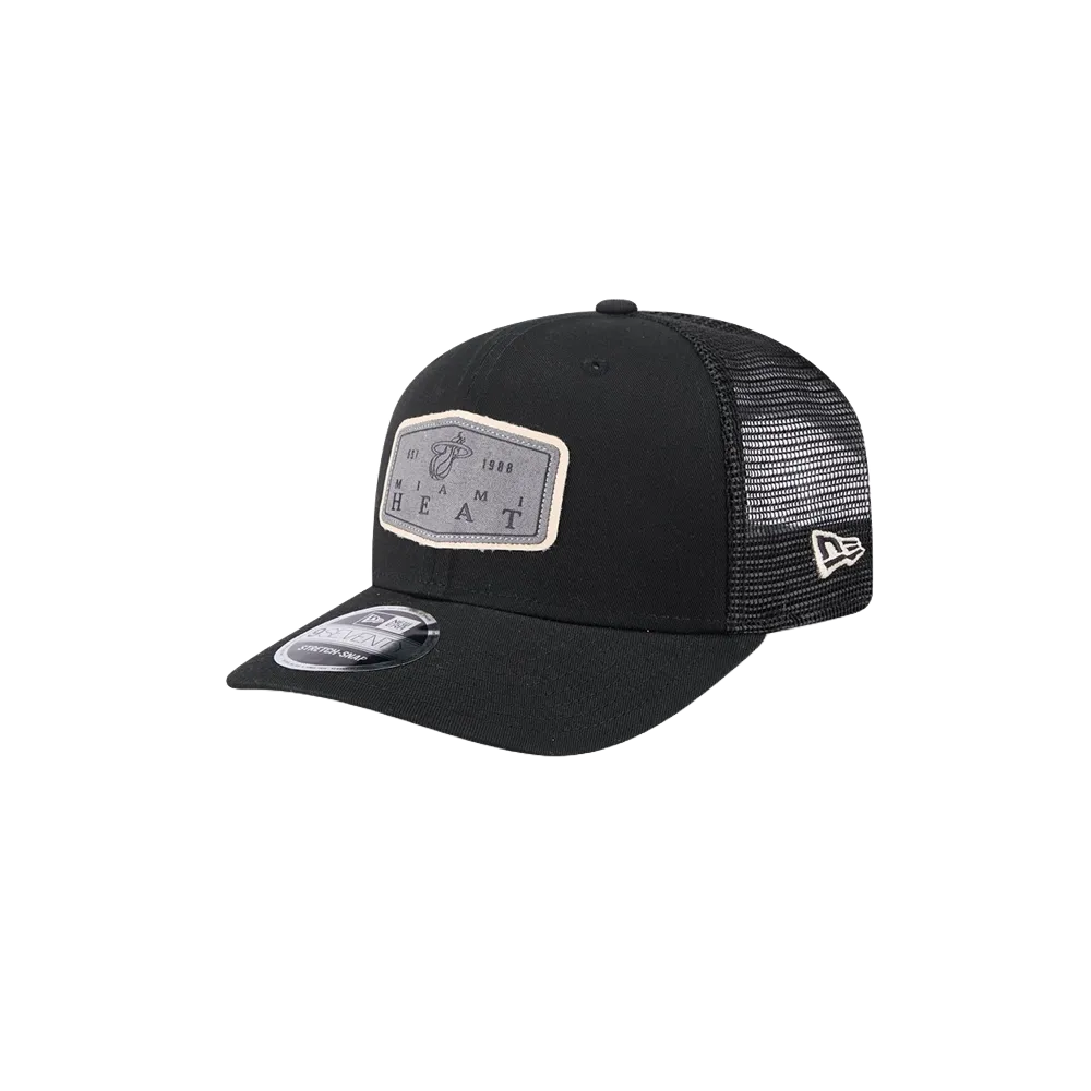 New Era Miami HEAT Labeled Trucker Snapback