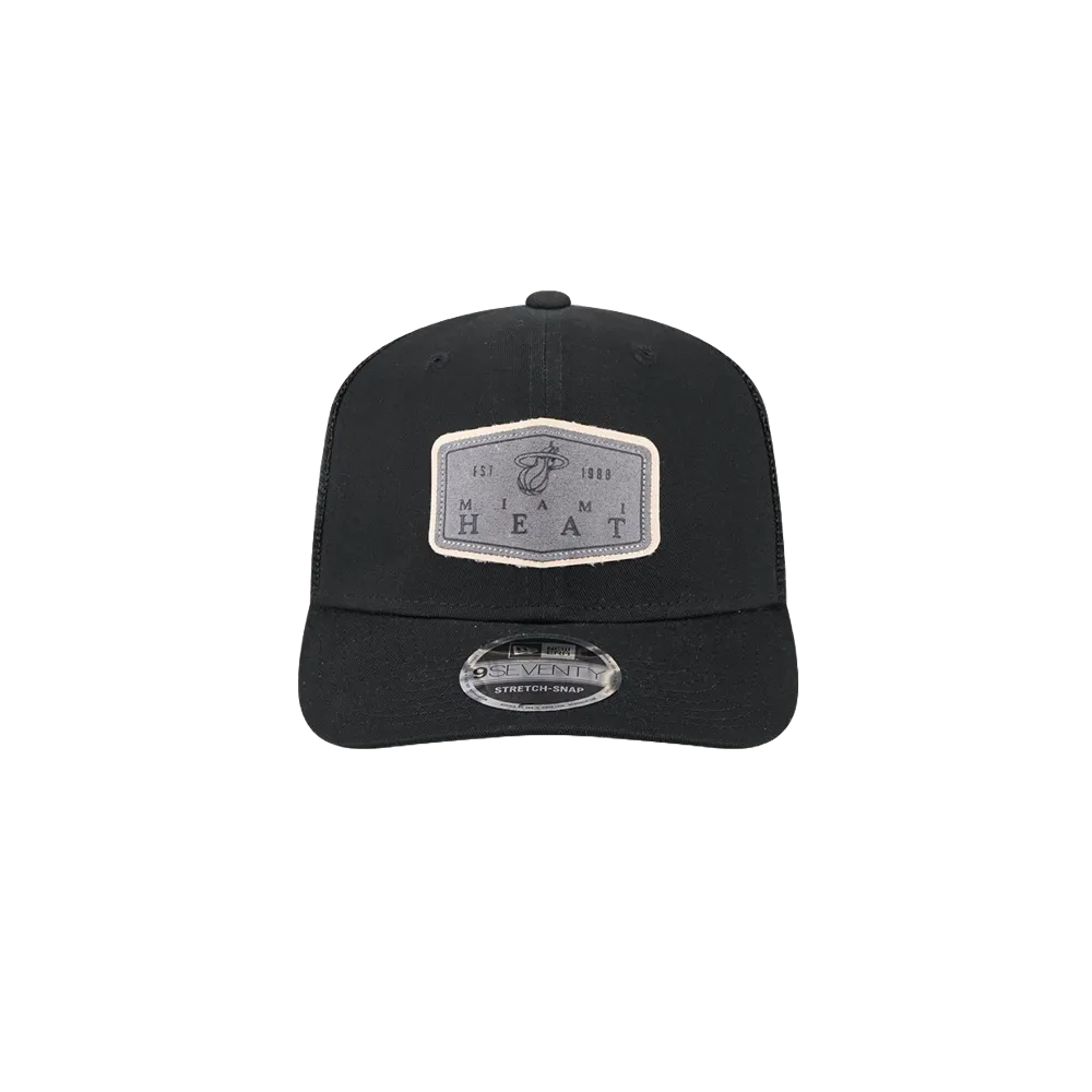 New Era Miami HEAT Labeled Trucker Snapback