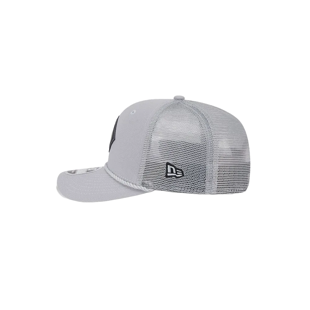 New Era Miami HEAT Leather Logo Stretch Snapback