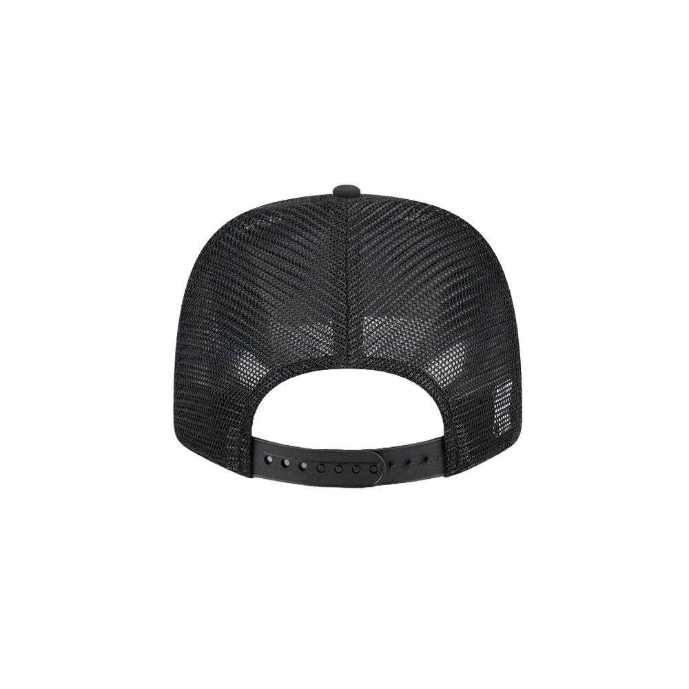 New Era Miami HEAT Stripe Trucker Stretch Snapback