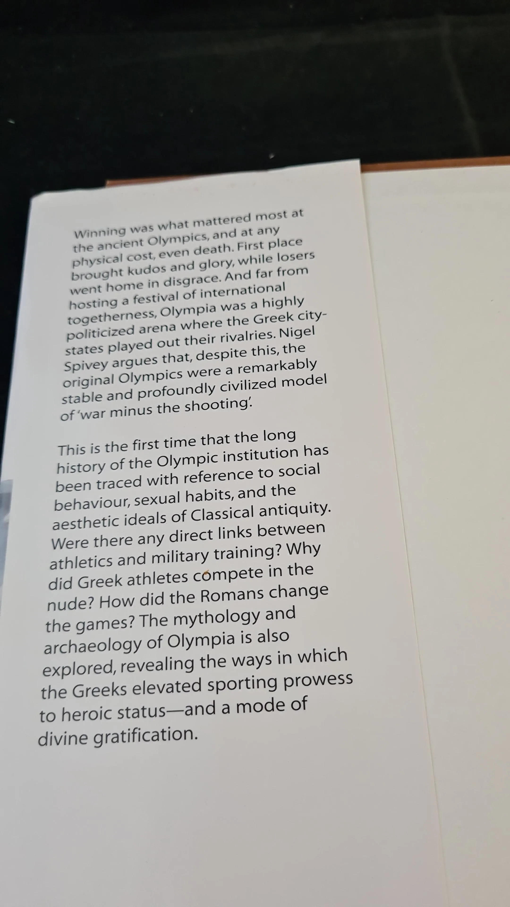 Nigel Spivey - The Ancient Olympics, A History, Oxford University Press, 2004