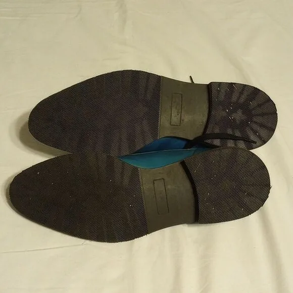 Ombre Blue Leather Bacco Bucci Dress Shoes