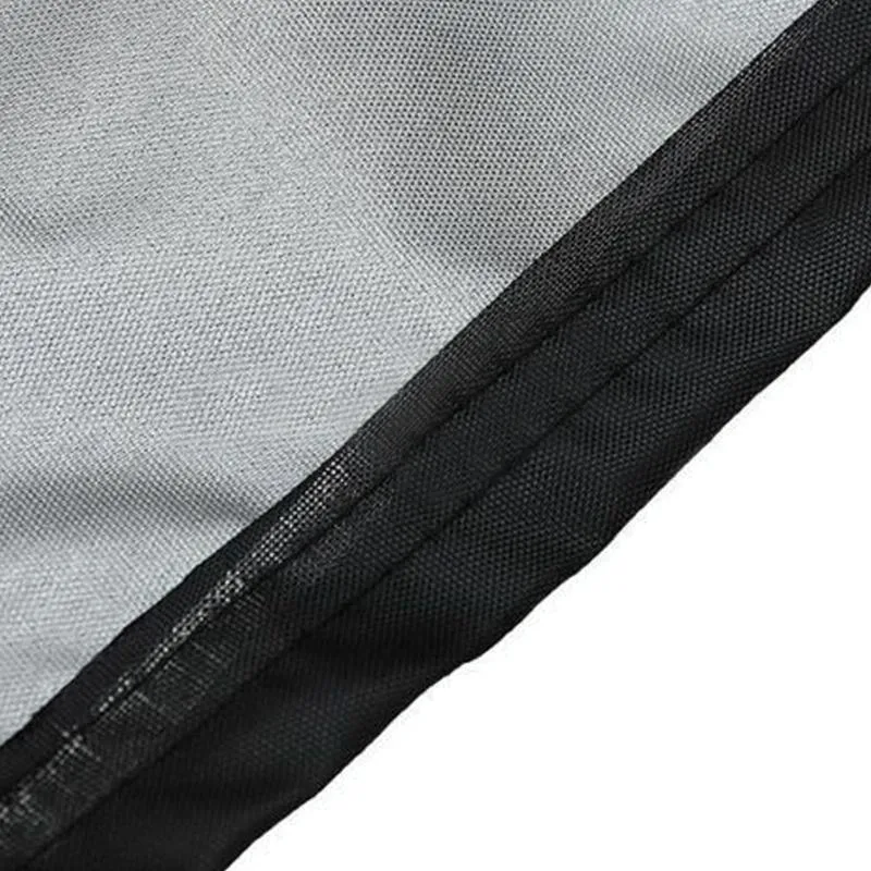 Outdoor Furniture Set Cover - Waterproof Anti-Uv Dust-Proof - 210D Oxford Cloth - 242X162X100Cm - Black