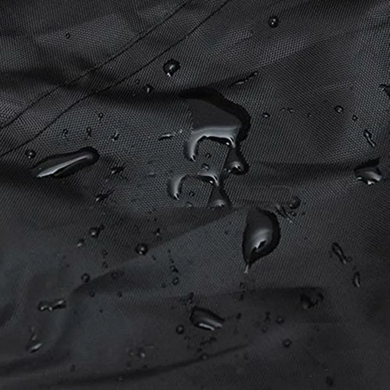 Outdoor Furniture Set Cover - Waterproof Anti-Uv Dust-Proof - 210D Oxford Cloth - 242X162X100Cm - Black