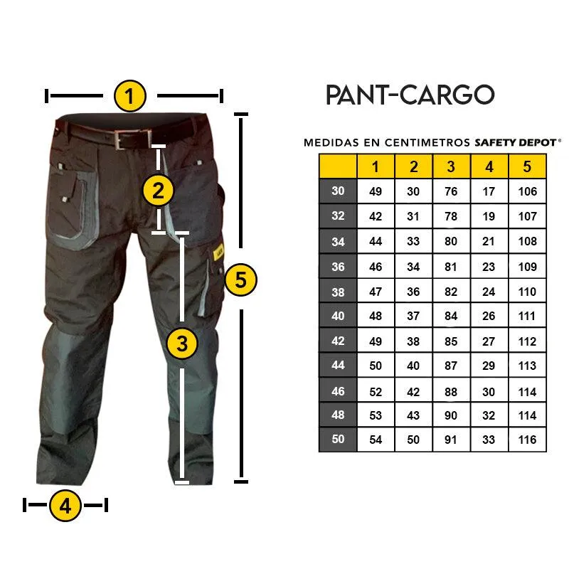 Pantalón cargo de trabajo mod. PANT-CARGO marca LICA