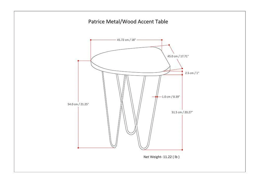 Patrice Metal Table
