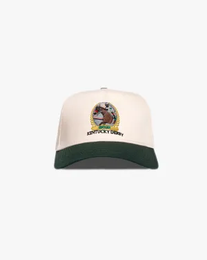 Pirate Kentucky Derby Churchill Downs Hat (Cream/Green)