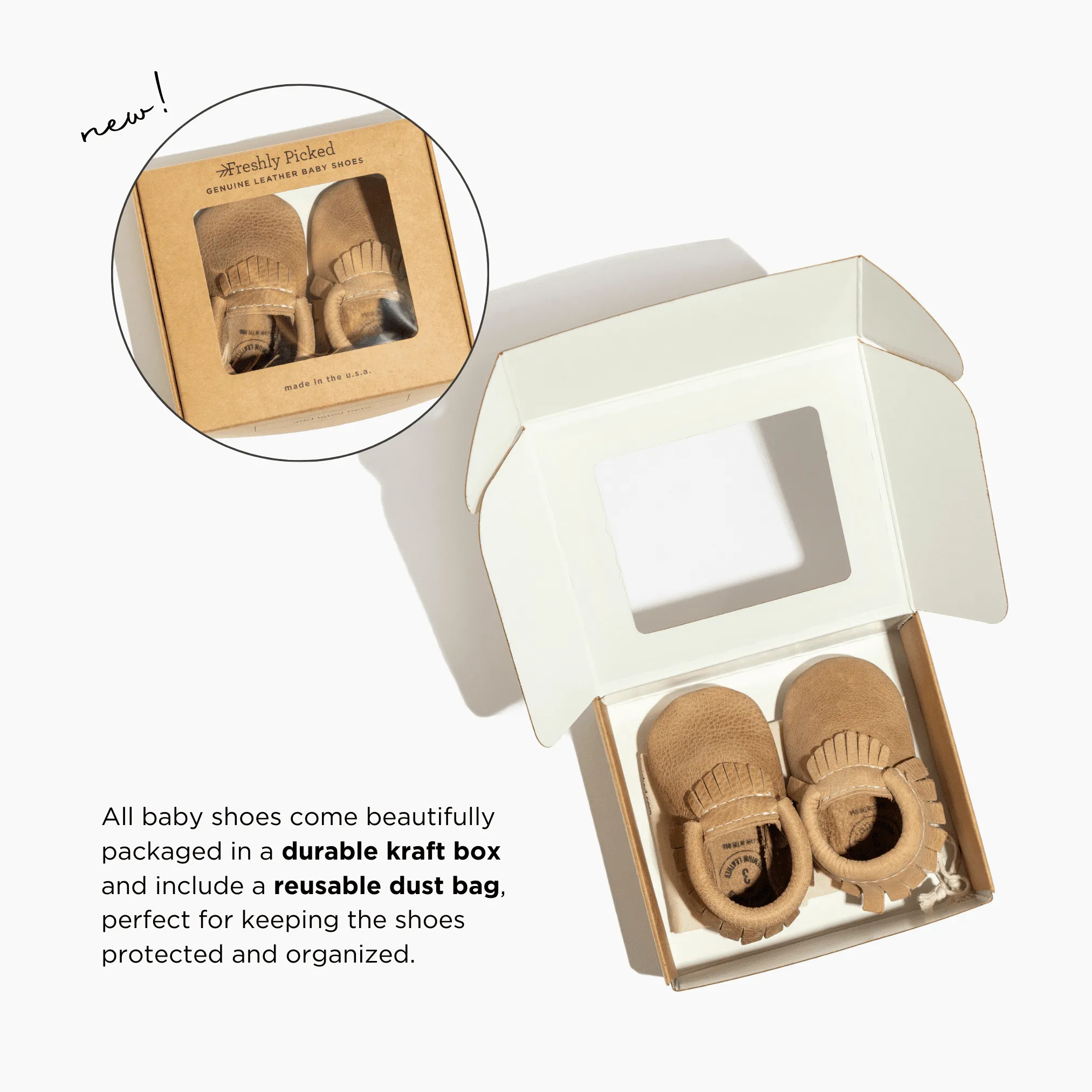Platinum Moccasin Baby Shoe