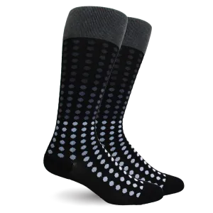 Polka Dot Cotton Black Energy Socks